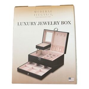 Modern‎ Elegance Luxury Jewelry Box NIB